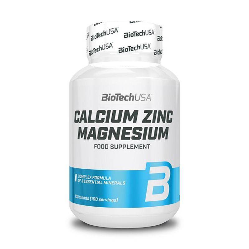 BioTech Calcium Zinc Magnesium - 100 Tabl.