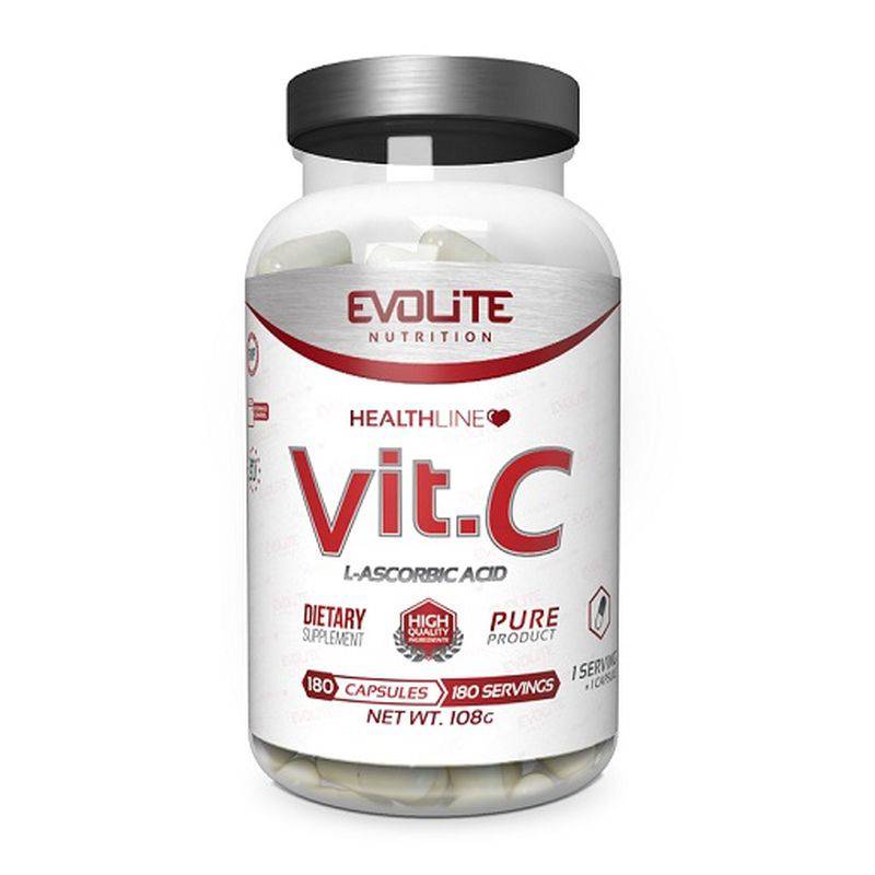 Evolite Nutrition - Vitamin C 500mg (180 Kaps.)