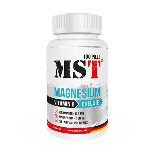 MST - Magnesium Chelate +B6 100 Pills