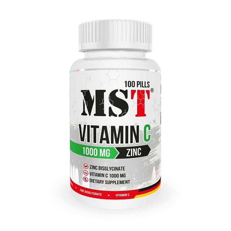 MST - Vitamin C 1000 + Zinc 100 Pillen