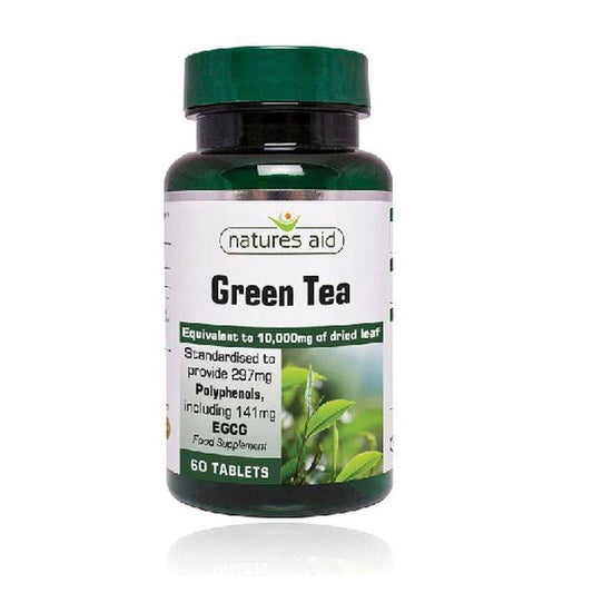 Natures Aid - Green Tea 10,000mg 60 Tabl.