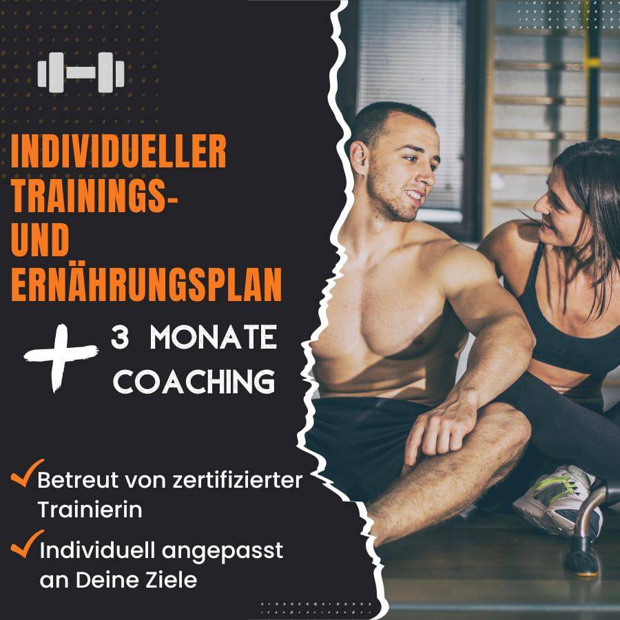 Coaching inklusive Ernährungsplan und Trainingsplan – für 12 Wochen!