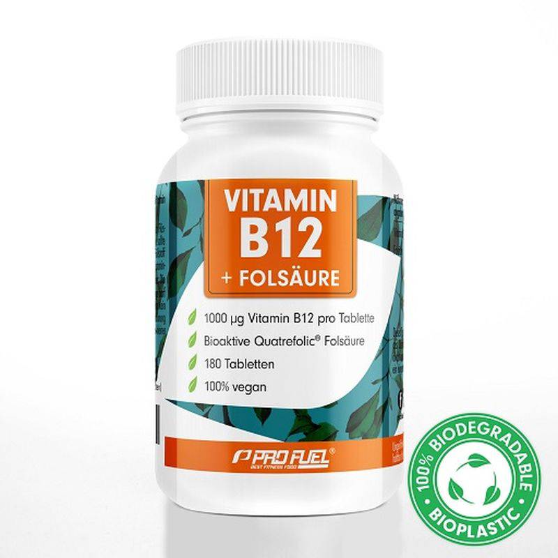 ProFuel VITAMIN B12 + FOLSÄURE - 180 Tabletten