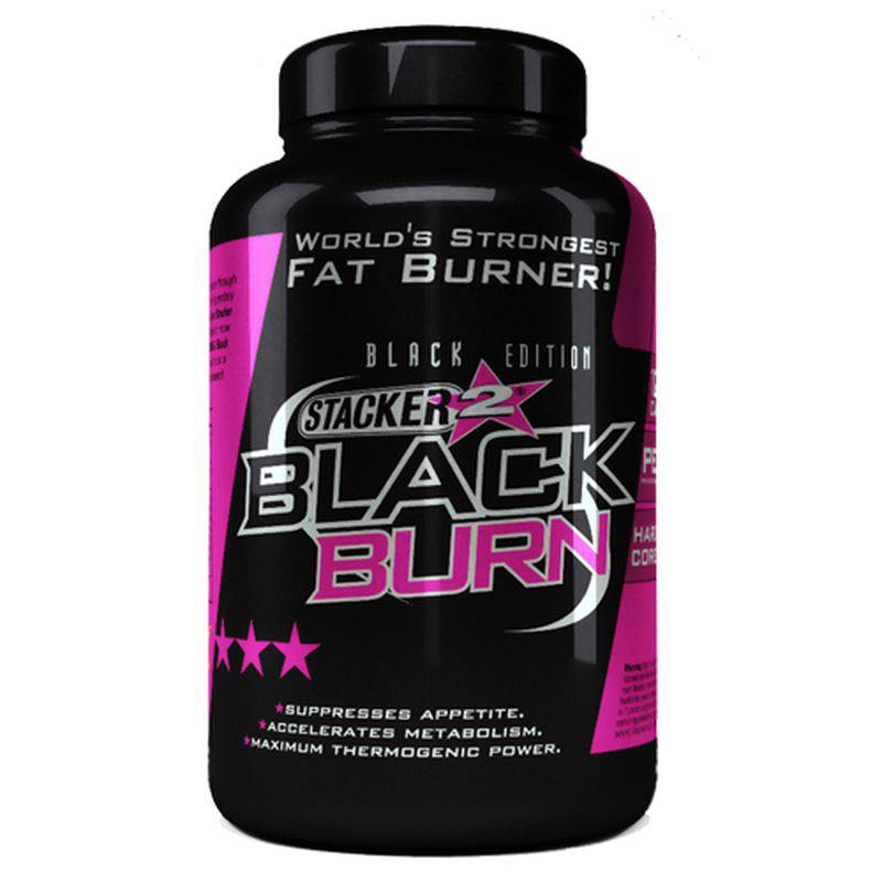 Stacker2 Black Burn Fatburner - 120 Kapsel